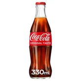 Coca-Cola Original Taste Glass Bottles 24 x 330ml (Case of 24)  Adomoo